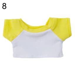 10CM Doll Clothes Cute Tops Cotton T-shirt Candy Color Sweatshirt For Cotton Stuffed Dolls Toys Accessories Idol Doll Outfit