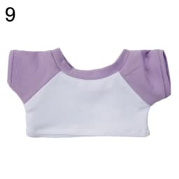 10CM Doll Clothes Cute Tops Cotton T-shirt Candy Color Sweatshirt For Cotton Stuffed Dolls Toys Accessories Idol Doll Outfit