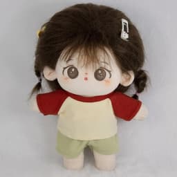 10CM Doll Clothes Cute Tops Cotton T-shirt Candy Color Sweatshirt For Cotton Stuffed Dolls Toys Accessories Idol Doll Outfit