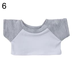 10CM Doll Clothes Cute Tops Cotton T-shirt Candy Color Sweatshirt For Cotton Stuffed Dolls Toys Accessories Idol Doll Outfit