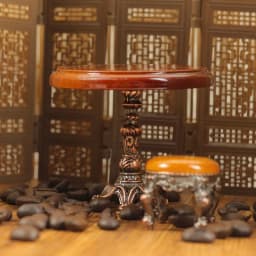 1/12 Wood Miniature Doll House Accessories Simulation Retro Coffee Stool/Table Furniture Model Family Toy Decorations