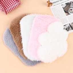 Dollhouse Miniature Plush Rug Carpet Mat Dolls House Living Room Furniture Decoration Accessories