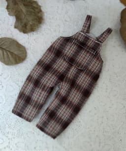 New Vintage Blyth Doll Clothing Casual Plaid Long Sleeve Top Strap Pants Ymy Licca Azones Ob24 Ob27 Doll Accessories