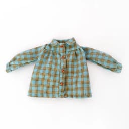 New Vintage Blyth Doll Clothing Casual Plaid Long Sleeve Top Strap Pants Ymy Licca Azones Ob24 Ob27 Doll Accessories
