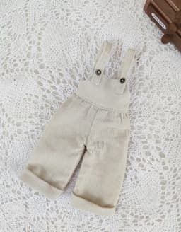 New Vintage Blyth Doll Clothing Casual Plaid Long Sleeve Top Strap Pants Ymy Licca Azones Ob24 Ob27 Doll Accessories