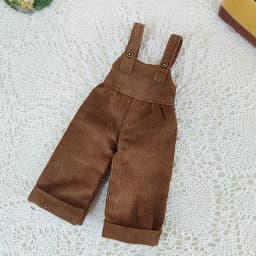 New Vintage Blyth Doll Clothing Casual Plaid Long Sleeve Top Strap Pants Ymy Licca Azones Ob24 Ob27 Doll Accessories