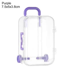 Fashion Dolls Mini Suitcase Doll Handbag Dollhouse Decoration Miniature Toys Trunk Lovely Small Clutch Jewellery Box