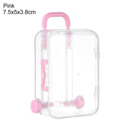 Fashion Dolls Mini Suitcase Doll Handbag Dollhouse Decoration Miniature Toys Trunk Lovely Small Clutch Jewellery Box