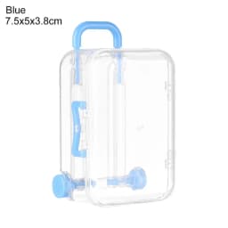 Fashion Dolls Mini Suitcase Doll Handbag Dollhouse Decoration Miniature Toys Trunk Lovely Small Clutch Jewellery Box