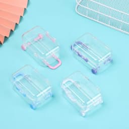 Fashion Dolls Mini Suitcase Doll Handbag Dollhouse Decoration Miniature Toys Trunk Lovely Small Clutch Jewellery Box