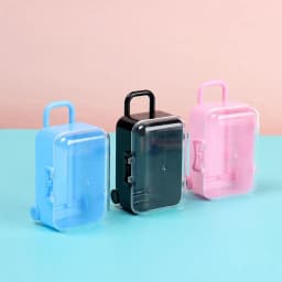 Fashion Dolls Mini Suitcase Doll Handbag Dollhouse Decoration Miniature Toys Trunk Lovely Small Clutch Jewellery Box