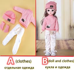 Fashion 1/6 Bjd Doll or Dress Up Clothes Accessories 30cm Princess Doll Kids Children's Girl Birthday Gift Toys