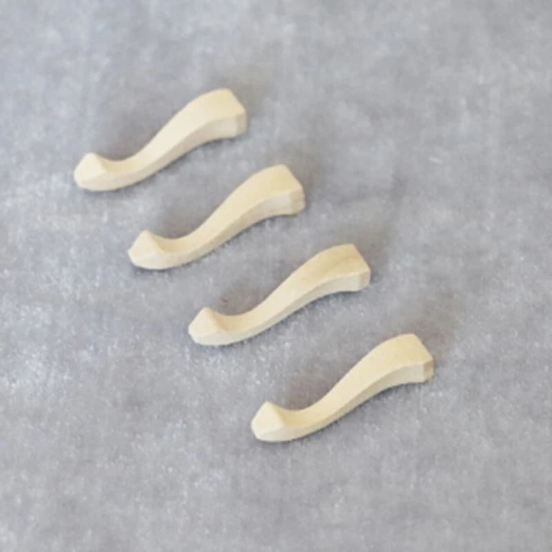 1/12 Dollhouse Miniature DIY Tea Table Cabinet Legs Decoration Making Accessory