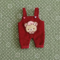 Kawaii 1/12 BJD Doll Clothes Fashion Suspender Pants Dolls jeans for ob11,gsc,body9 Dolls Accessories Obitsu 11 Clothes
