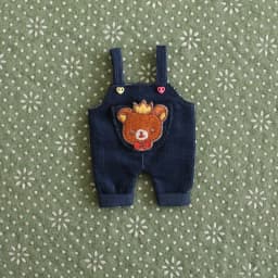 Kawaii 1/12 BJD Doll Clothes Fashion Suspender Pants Dolls jeans for ob11,gsc,body9 Dolls Accessories Obitsu 11 Clothes
