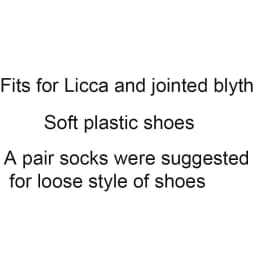 HOUZIWA 1/6 Doll Accessories LIicca Doll Shoes For Blyth Dolls