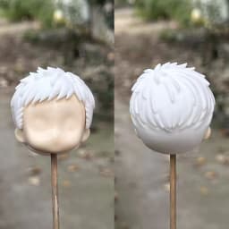 (only hair)GSC Clay man accessory dismemberment hair doll accessories