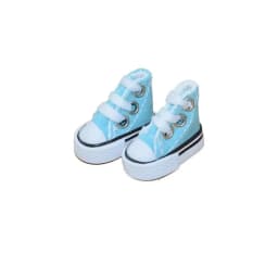 High Quality Kids Pretend Play Toys Cute 3.5CM Doll Shoes Mini Solid Colored Doll Dress Up Accessories 1/8 Bjd Canvas Shoes