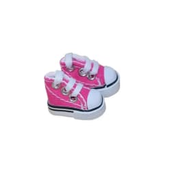 High Quality Kids Pretend Play Toys Cute 3.5CM Doll Shoes Mini Solid Colored Doll Dress Up Accessories 1/8 Bjd Canvas Shoes