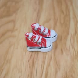 High Quality Kids Pretend Play Toys Cute 3.5CM Doll Shoes Mini Solid Colored Doll Dress Up Accessories 1/8 Bjd Canvas Shoes