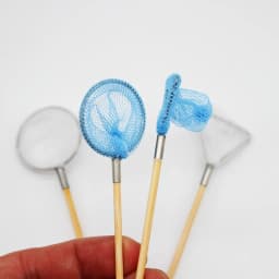 Dollhouse Fishing Net Rod Mini Fishing Net Pole Miniature Sweep Net Butterfly Nets Model Miniature Outdoor Sea Scene Props