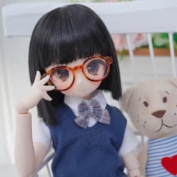 1/3 1/4 1/6 1/8 Bjd Wig Cute Short Straight High Temperature Wire SD For BJD Doll Hair