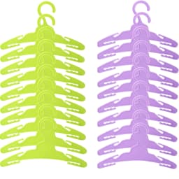 Doll Hangers Accessories For American 18 Inch Girl Doll Pink 10pcs;20pcs/lot Plastic Hangers Fit 43cm Baby New Born&OG Life Doll