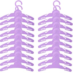 Doll Hangers Accessories For American 18 Inch Girl Doll Pink 10pcs;20pcs/lot Plastic Hangers Fit 43cm Baby New Born&OG Life Doll