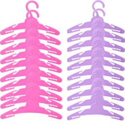 Doll Hangers Accessories For American 18 Inch Girl Doll Pink 10pcs;20pcs/lot Plastic Hangers Fit 43cm Baby New Born&OG Life Doll