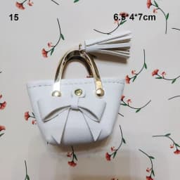 Fashion Miniature Handbag PU Leather Bag Lady Purse Shoulder Bag For 1/6 BJD Dolls Outfits Accessories Dollhouse Girls Gift Toys