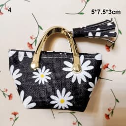 Fashion Miniature Handbag PU Leather Bag Lady Purse Shoulder Bag For 1/6 BJD Dolls Outfits Accessories Dollhouse Girls Gift Toys