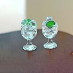 1set 1/12 Doll House Miniature Resin Vodka Bottle Wine Glass Set Simulation Drink Model Toy Mini Decoration Dollhouse Accessorie