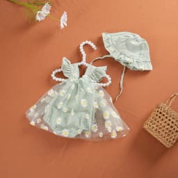 Yeezwood Cute Doll Clothes Dress for 55cm Reborn Doll Accessories Skirt Hat for 22inch Baby Girl Doll Clothes Hoodie Accessories