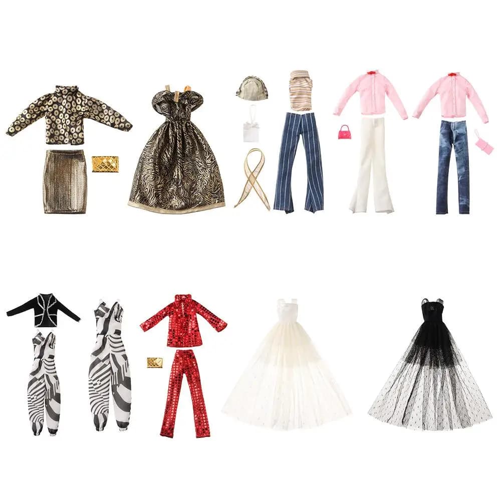 Fashion Multi-styles 11.5" Doll Coats Jeans 1/6 Doll Leather Pants Shorts Doll Trousers Casual Wears Kids Toys Clothes Accessory