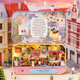 DIY Box Theater Kit 3D Wooden Dollhouse Mini Doll House Kit 3D Puzzle Assembly Making Room Toys Home Decorations For Adults Gift