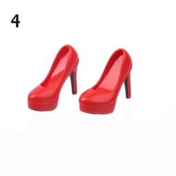 21 Styles Female Foot Length 2.2cm Doll Shoes High Heels Shoes Accessories 1/6 Dolls Boot