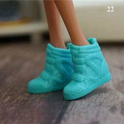 21 Styles Female Foot Length 2.2cm Doll Shoes High Heels Shoes Accessories 1/6 Dolls Boot