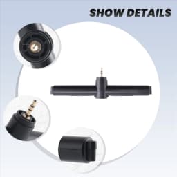 ROO Medium Wave MW Antenna for HRD-C919 Radio with 3.5mm Connector T-Type Medium and Short Wave Antenna
