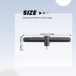ROO Medium Wave MW Antenna for HRD-C919 Radio with 3.5mm Connector T-Type Medium and Short Wave Antenna