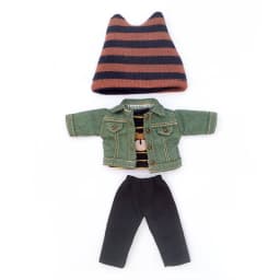 Ob11 Doll Baby Clothes Jacket Fashion Doll Denim Clothes For Pd9 Molly Ymy Body Doll Clothes Gsc Clay Doll Body