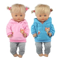 New Cute fox suits For 42 cm Nenuco Doll 17 Inches Baby Doll Clothes
