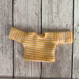 Ob11 Clothes T-shirt Long Sleeve Colorful Stripe Base Shirt For Obitsu11 GSC Molly 1/12 BJD Dolls Accessories Baby Fashion Style