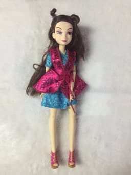 Doll colorful girl Action Figures with Classic Toys For Girl Gift bjd Uma