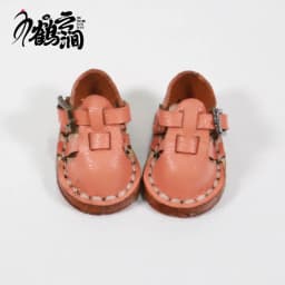 New Casual Handmade Cowhide Doll Shoes Accessories: Small Leather Shoes, Small Sandals, Leather Shoes, Lovely Ob11 Shoes, Leathe