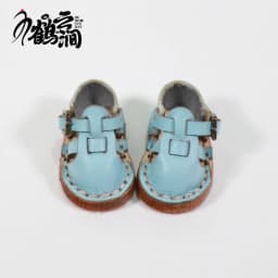 New Casual Handmade Cowhide Doll Shoes Accessories: Small Leather Shoes, Small Sandals, Leather Shoes, Lovely Ob11 Shoes, Leathe