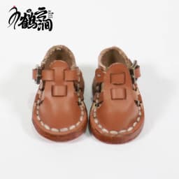 New Casual Handmade Cowhide Doll Shoes Accessories: Small Leather Shoes, Small Sandals, Leather Shoes, Lovely Ob11 Shoes, Leathe