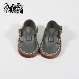 New Casual Handmade Cowhide Doll Shoes Accessories: Small Leather Shoes, Small Sandals, Leather Shoes, Lovely Ob11 Shoes, Leathe