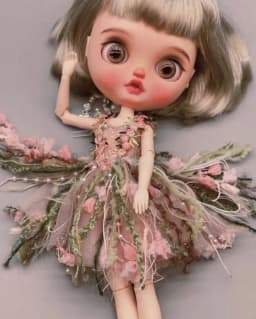 2025 1pcs Blythe flower fairy one-piece dress 1/6 30cm(Fit for azone,Pullip,Ob22/24/26, Licca)