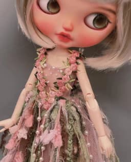 2025 1pcs Blythe flower fairy one-piece dress 1/6 30cm(Fit for azone,Pullip,Ob22/24/26, Licca)