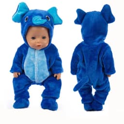 Cute Unicorn Outfit For 17 Inch Baby Doll 43cm New Born Baby Doll Clothes And Accessories